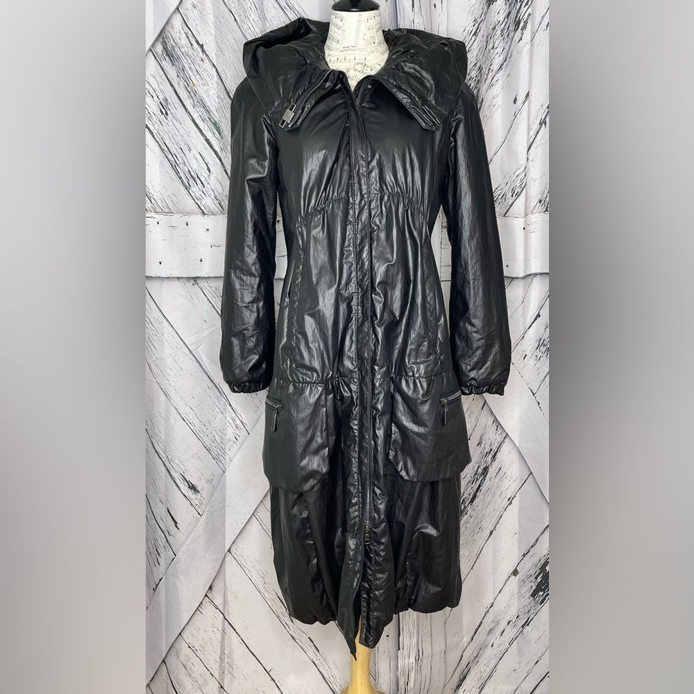 Creenstone Hooded Puffy Coat Black 34 XS/S